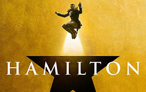 Official poster of Hollywood musical drama film `Hamilton` (Release - July 3rd, 2020)